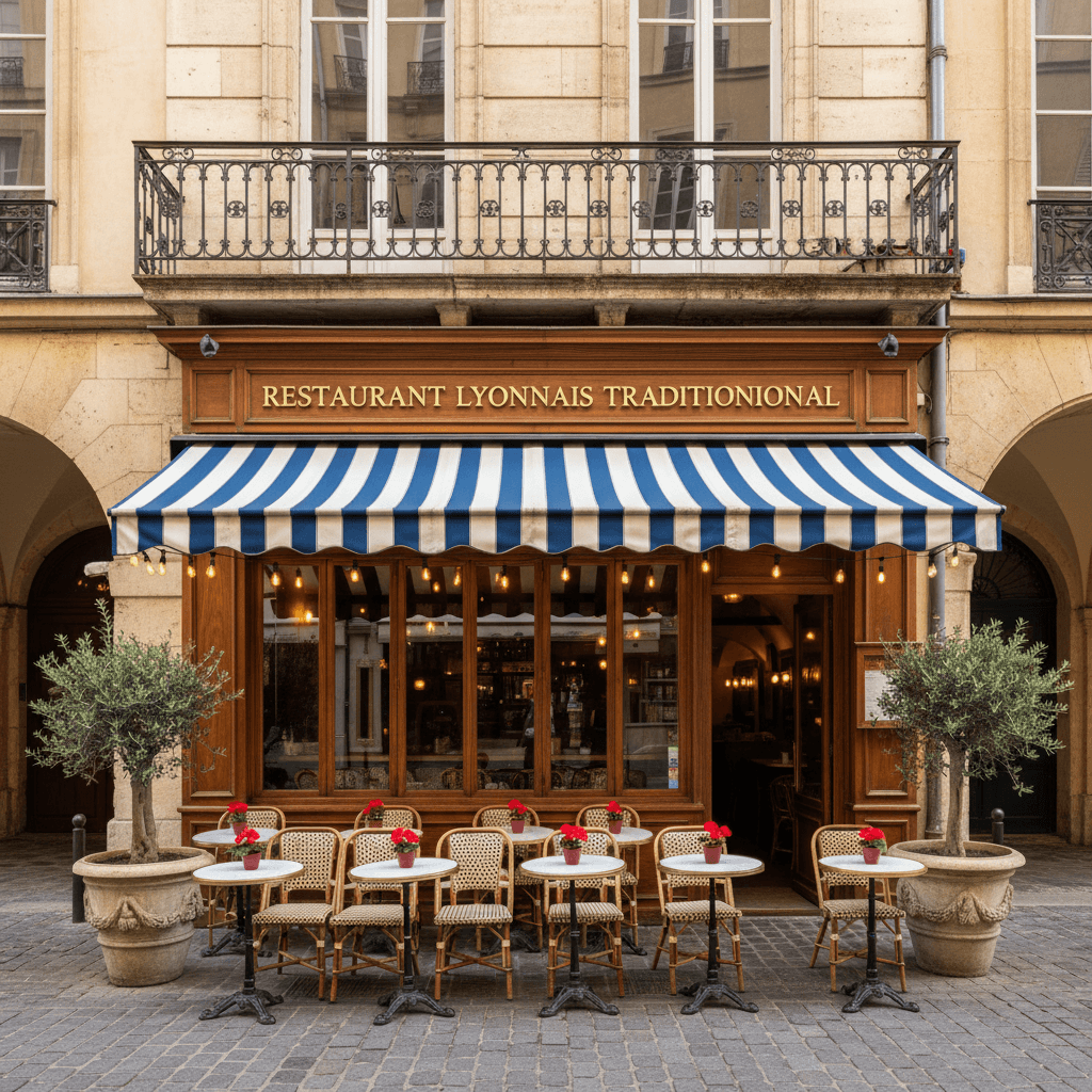 Restaurant 125m² à Lyon : terrasse