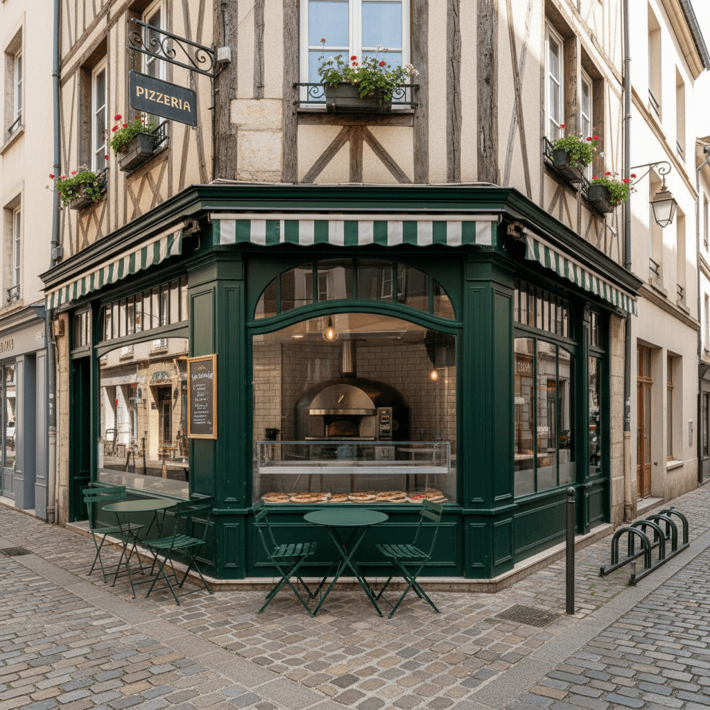 Restaurant 45m² à Angers : cuisine équipée