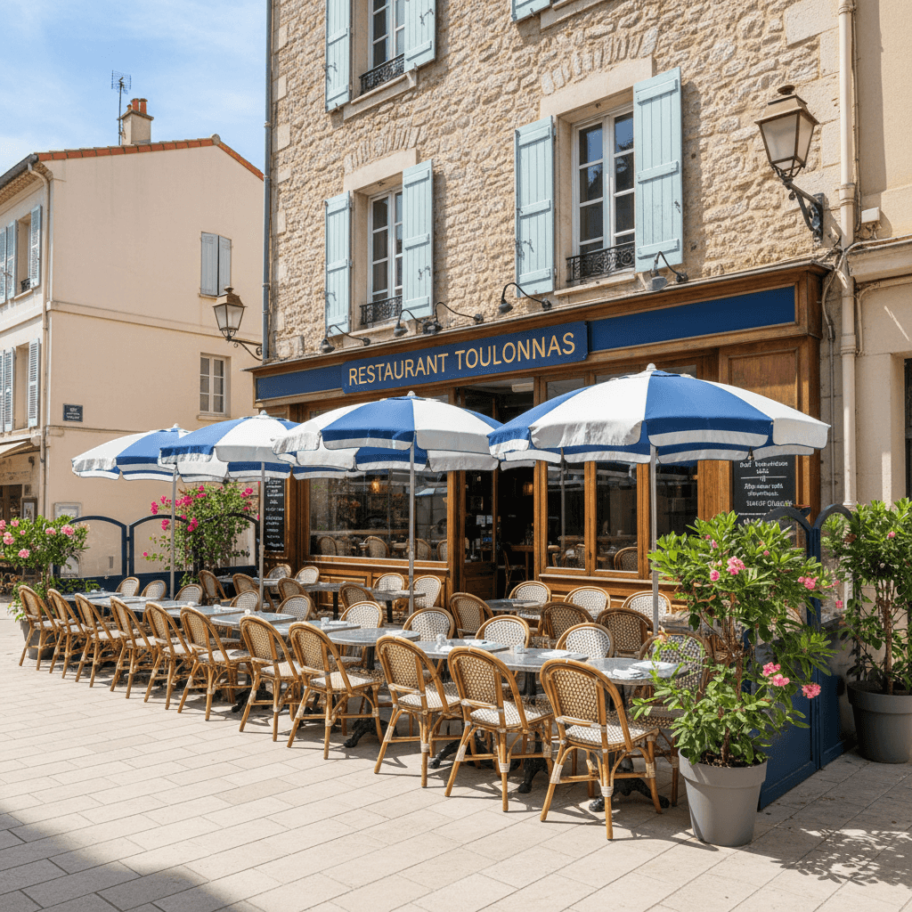 Restaurant 50m² à Toulon : terrasse - licence IV