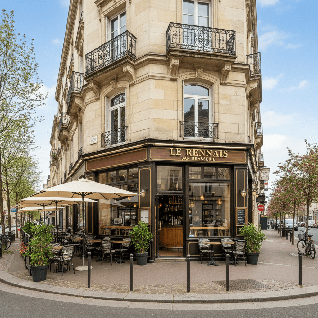 Bar-brasserie à Rennes : terrasse - licence IV
