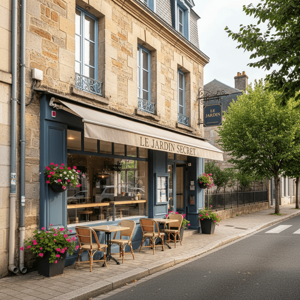 Restaurant 50m² à Nantes : terrasse - extraction