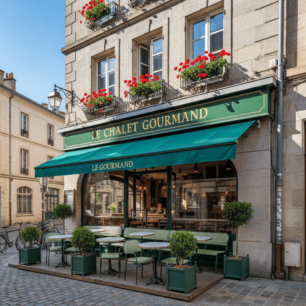 Restaurant à Grenoble : terrasse - licence IV