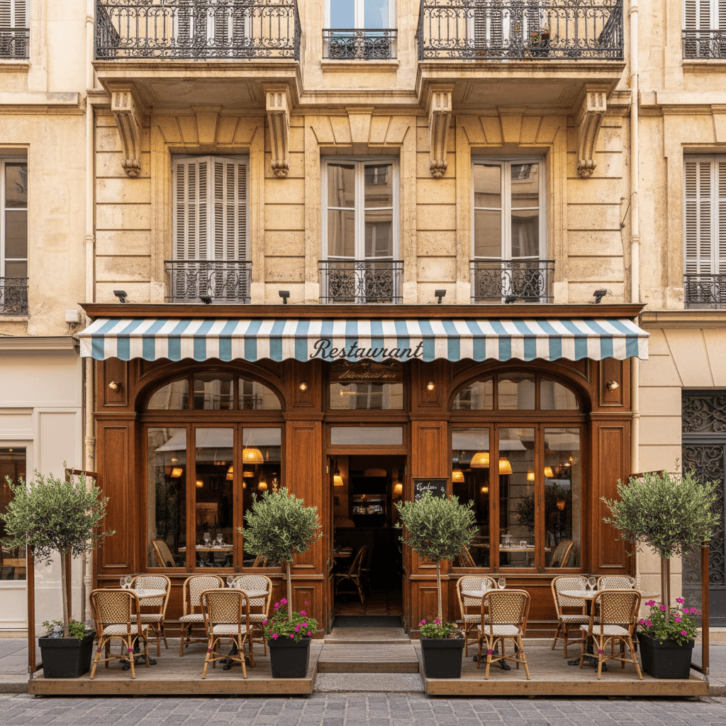 Restaurant 160m² à Marseille : terrasse - extraction