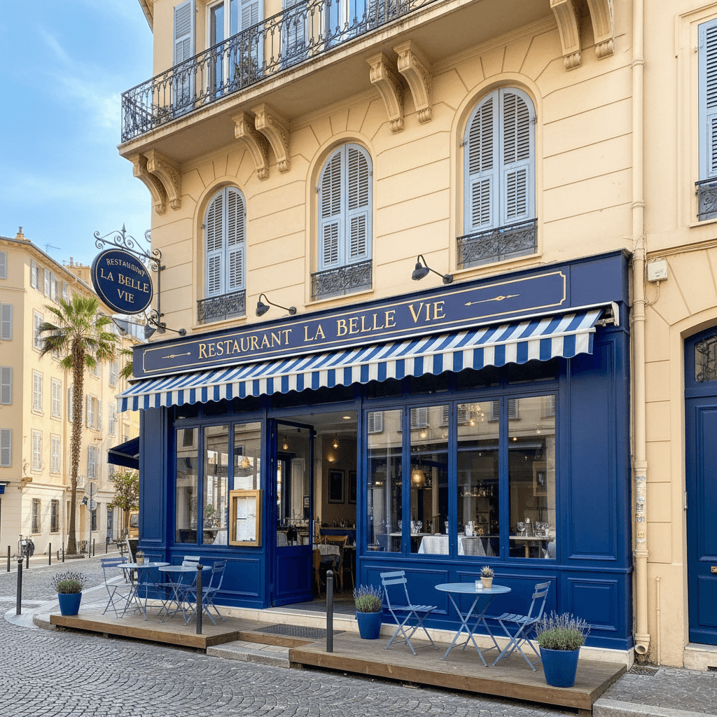 Restaurant 100m² à Nice : terrasse - licence IV