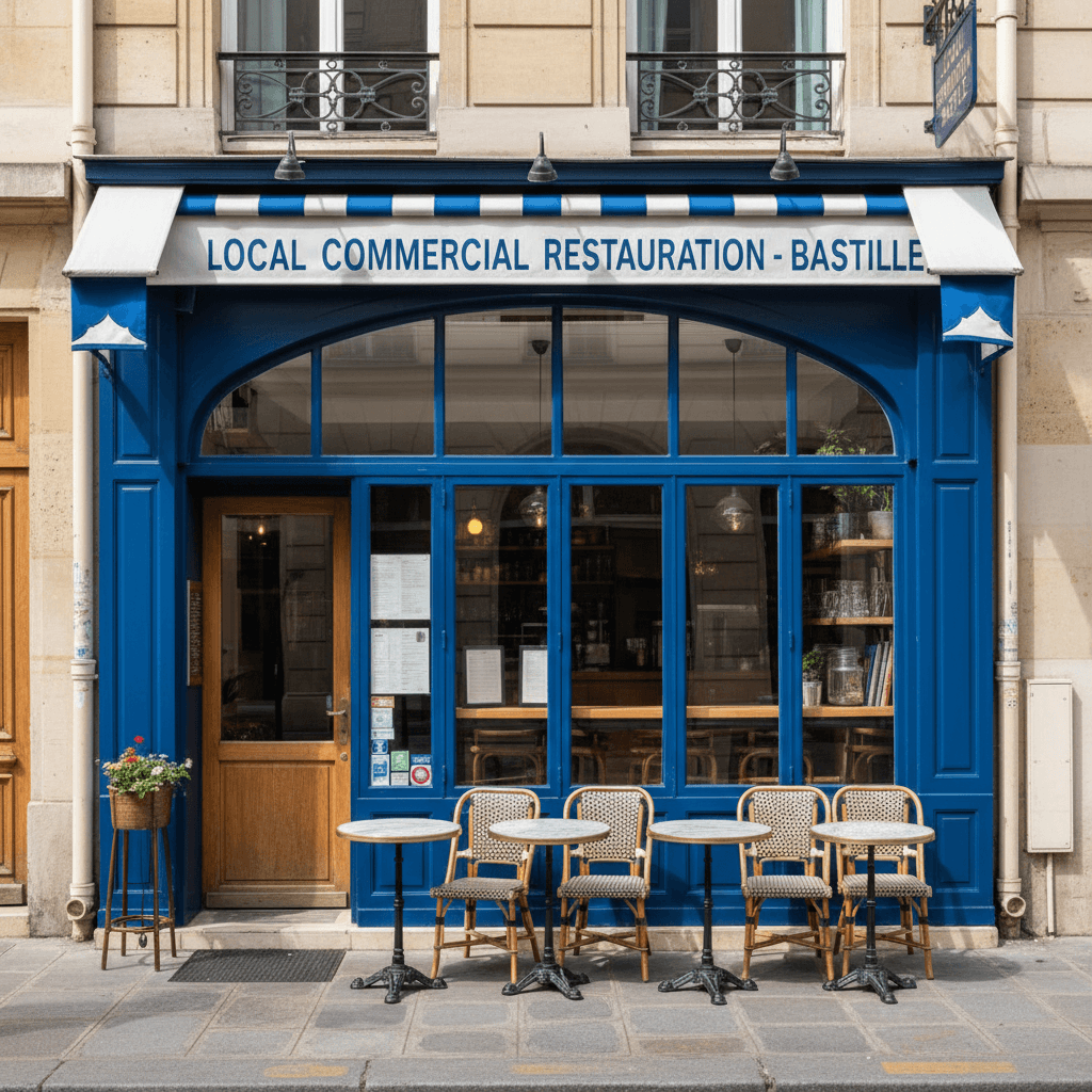 Restauration sans nuisance (Pas de conduit, réchauffage) 15 couverts à Paris : terrasse