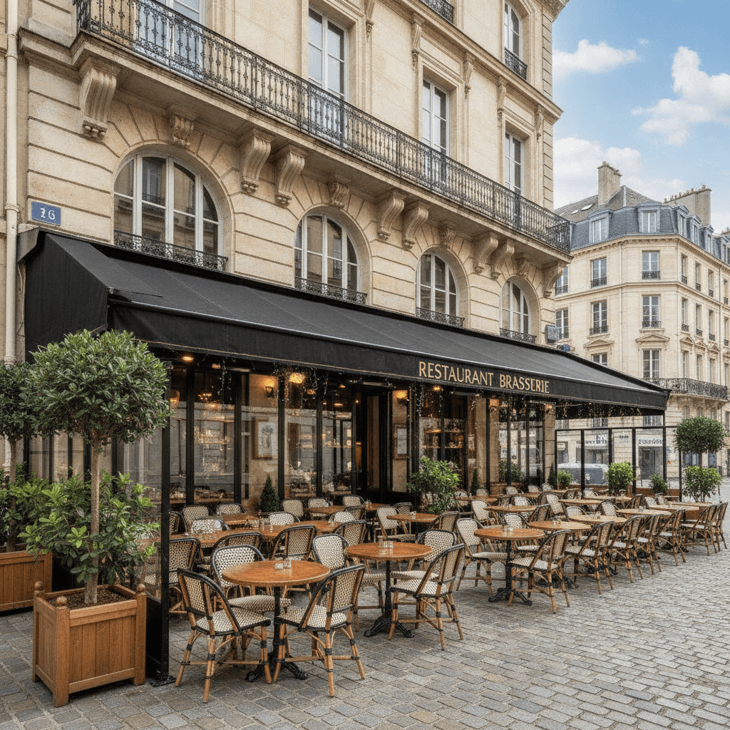 Restaurant 524m² à Nantes : terrasse - licence IV