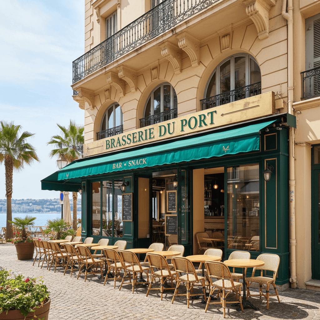 Bar-brasserie 40m² à Nice : terrasse - licence IV