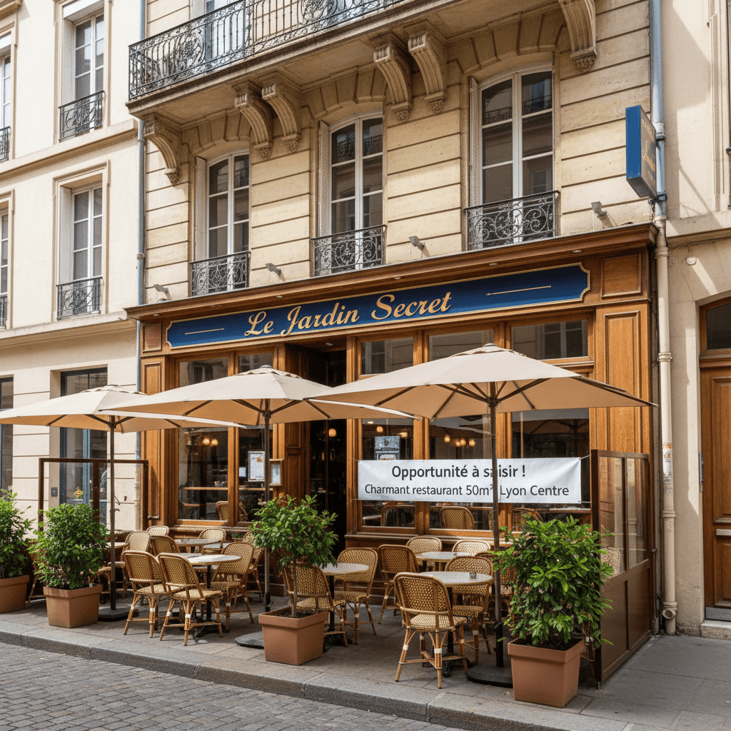 Restaurant 50m² à Lyon : terrasse - extraction