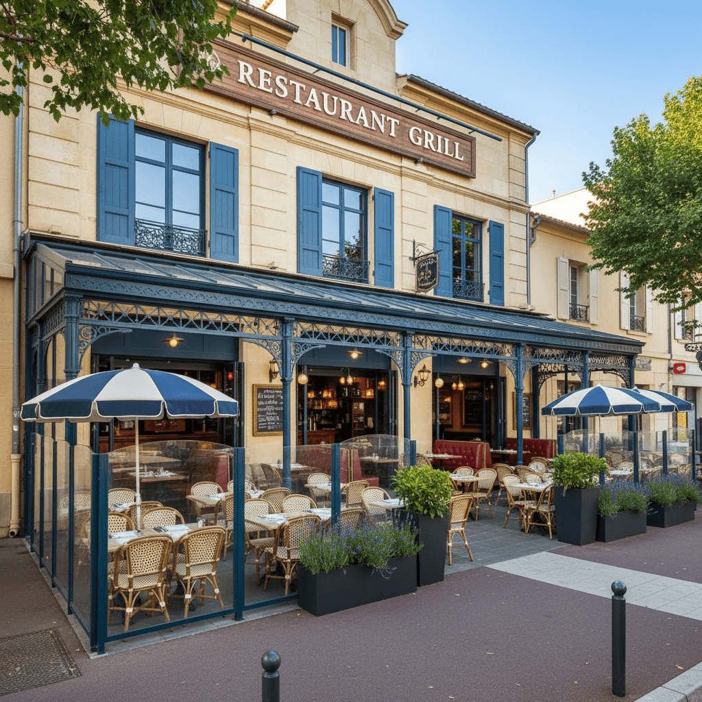 Restaurant à Marseille : terrasse - licence IV