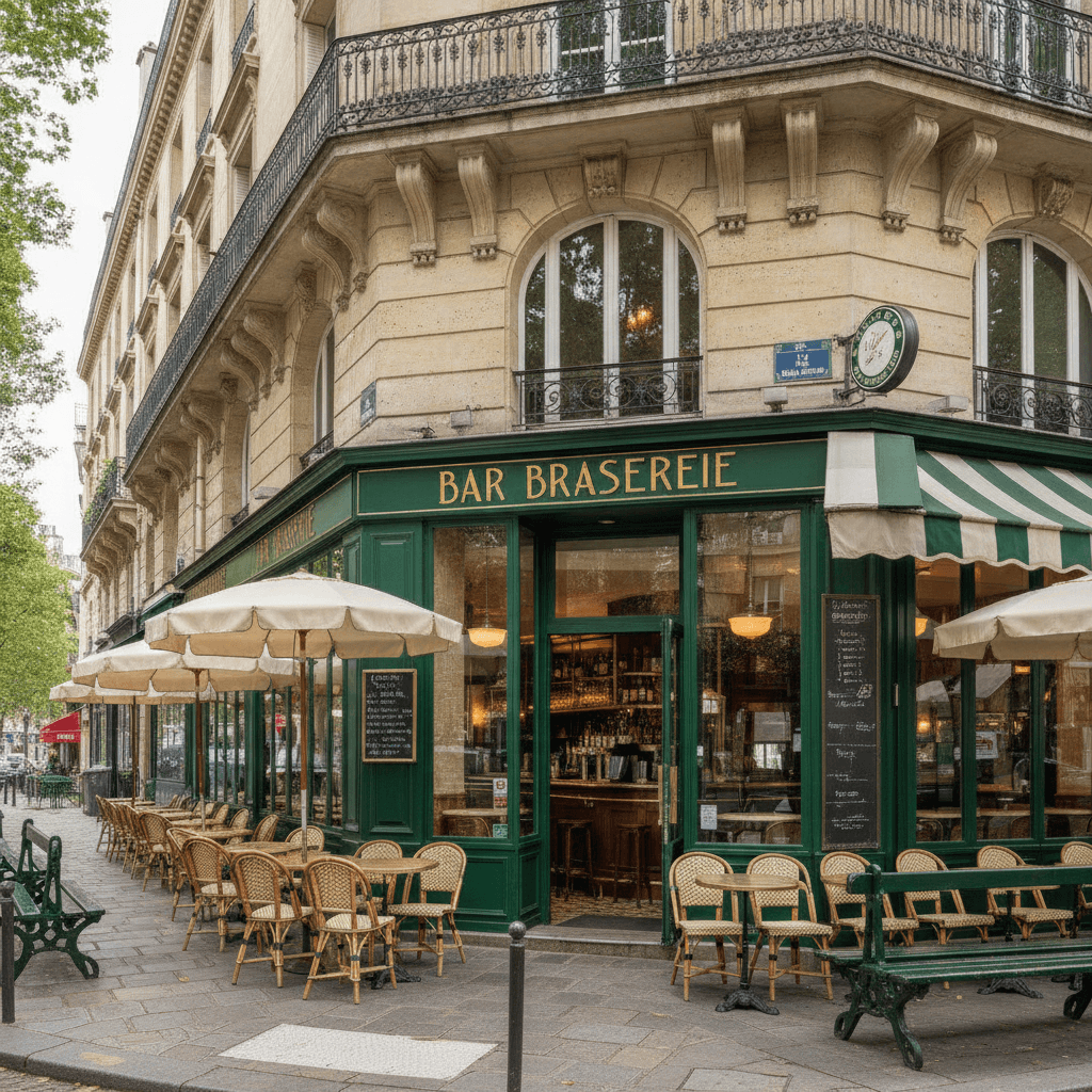 Bar-brasserie 54 couverts à Paris : licence IV - extraction en liquidation judiciaire