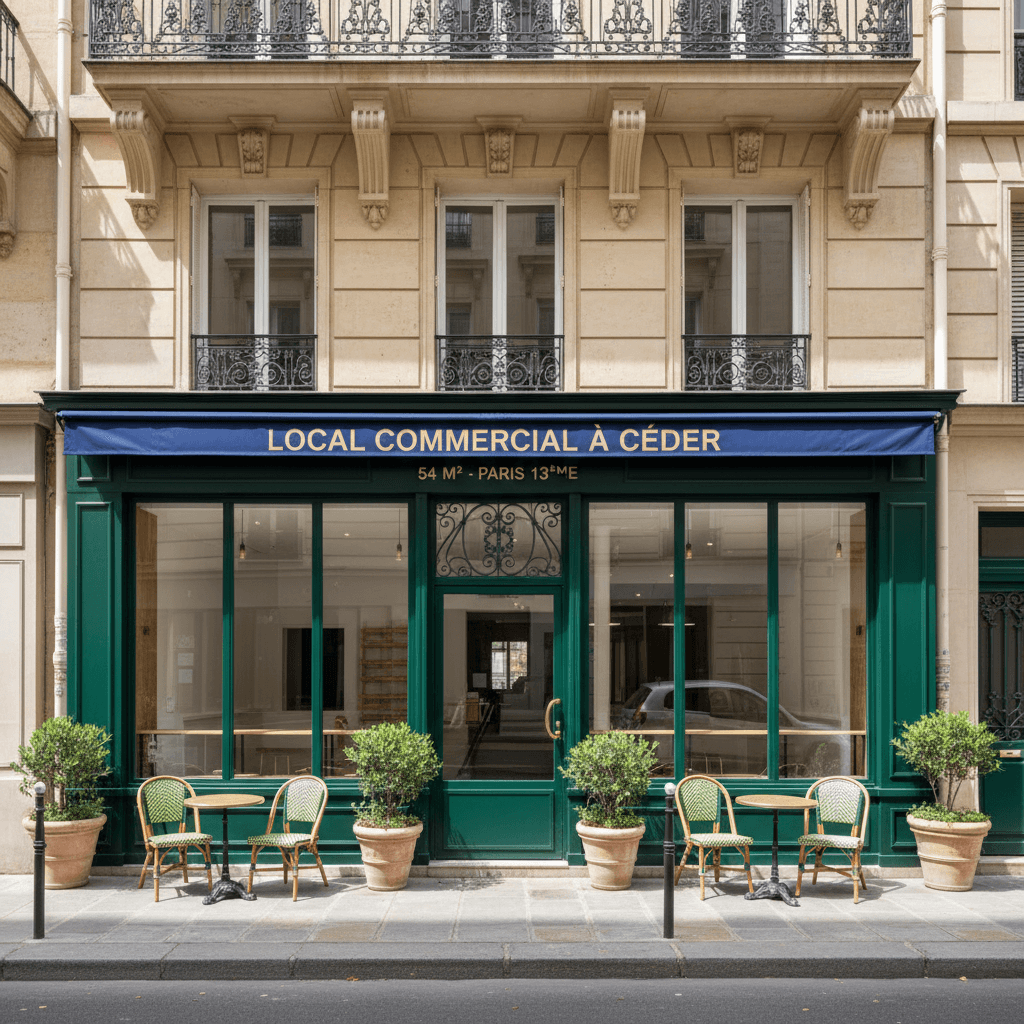 Local commercial à céder dans le 13e arrondissement