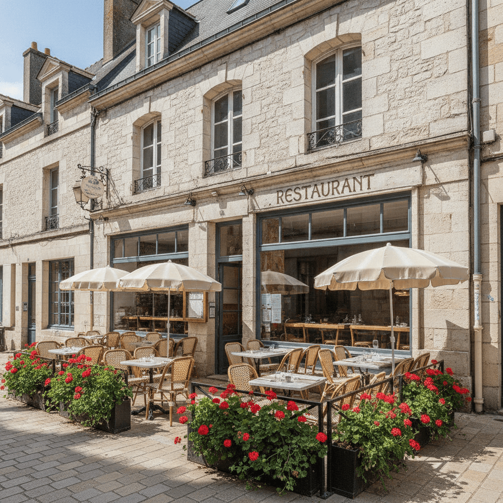 Restaurant 60m² à Angers : terrasse - licence IV