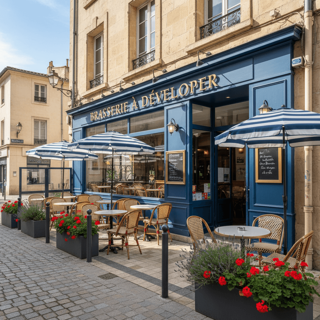 Bar-brasserie à Montpellier : terrasse - licence IV