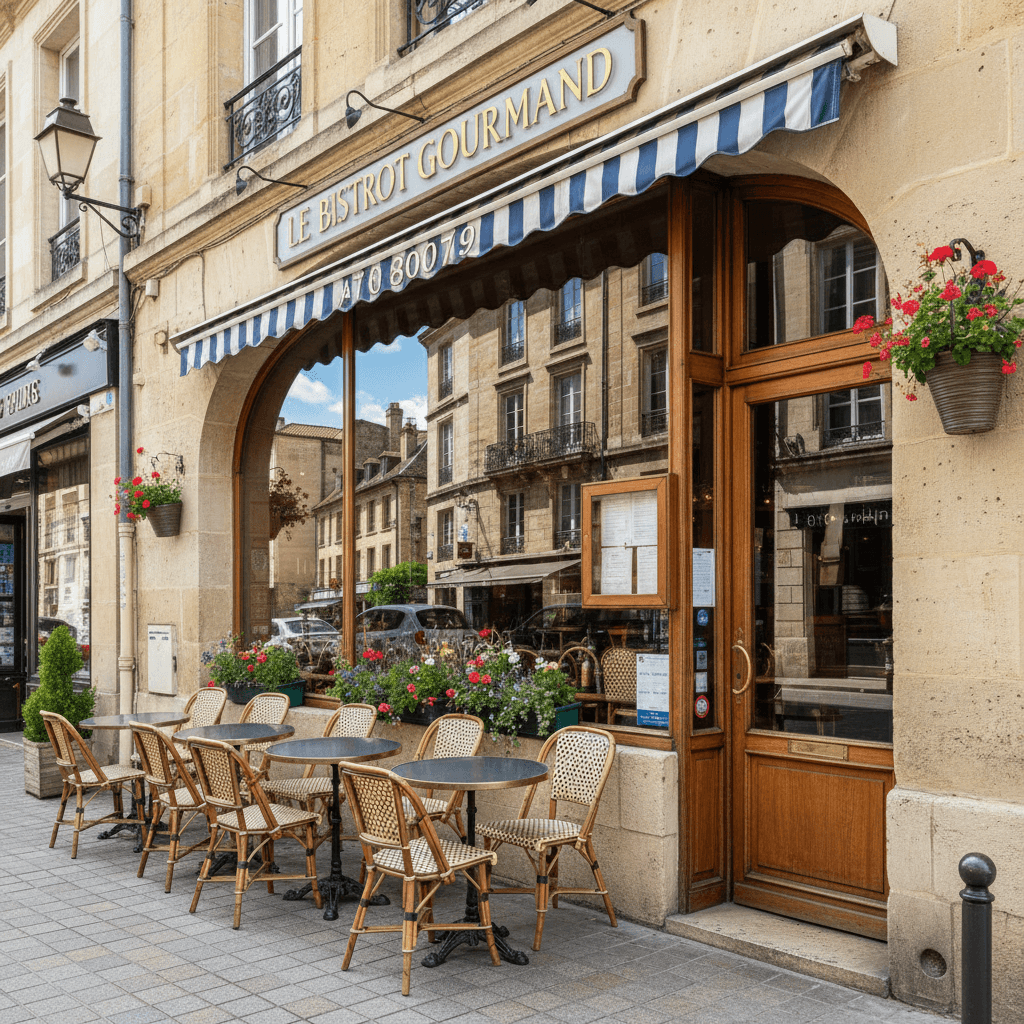 Restaurant 201m² à Bordeaux : terrasse - licence IV