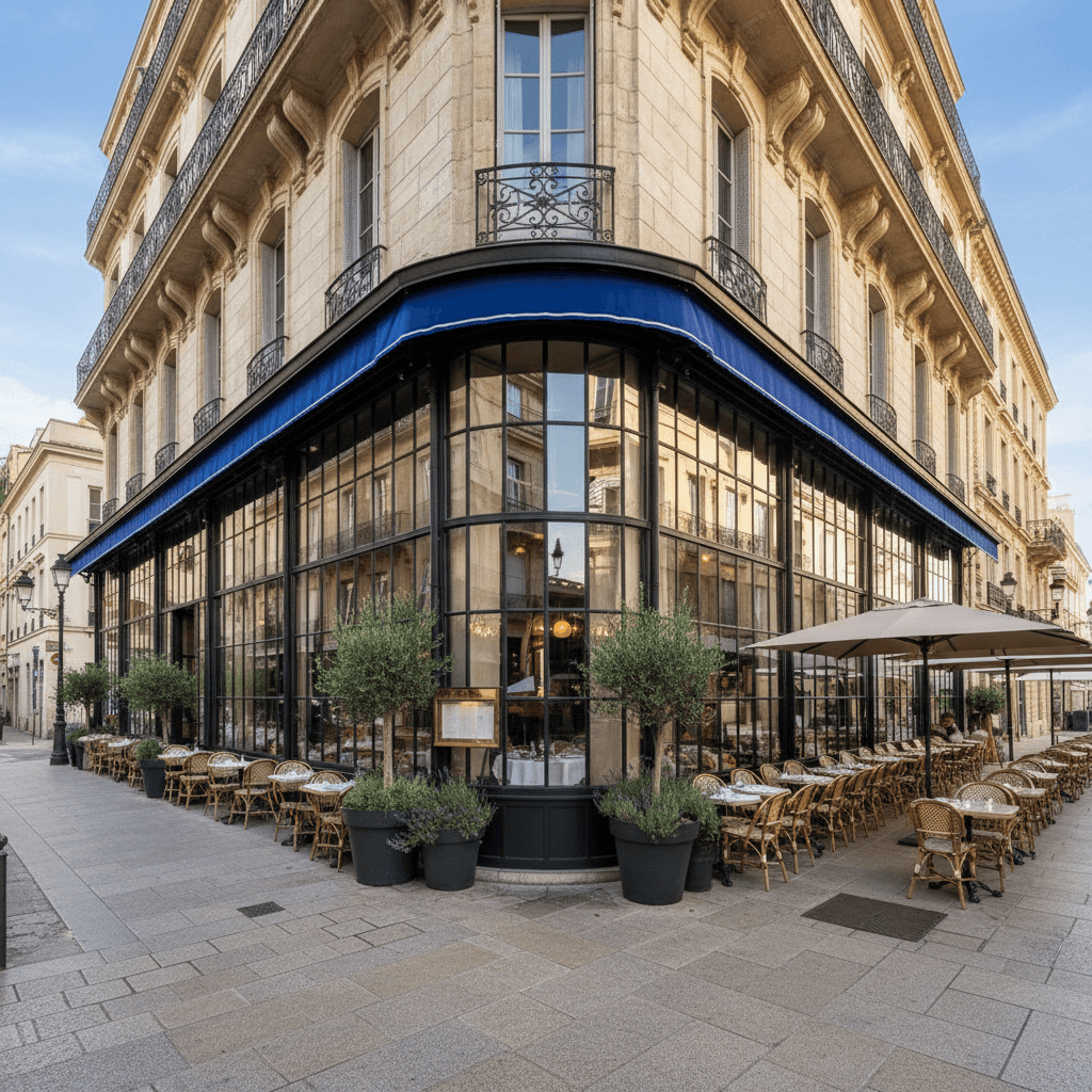 Restaurant 280m² à Marseille : terrasse - licence IV