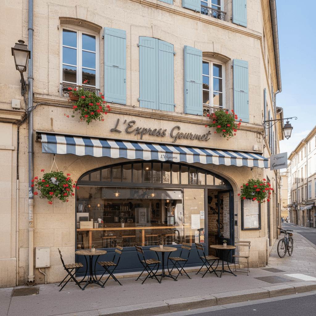 Fast-food 180m² à Montpellier : terrasse - extraction