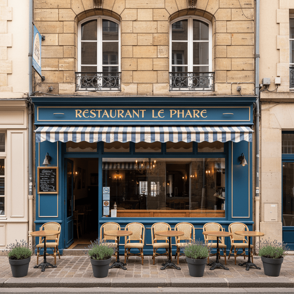 Restaurant 58m² à Le Havre : terrasse - licence IV