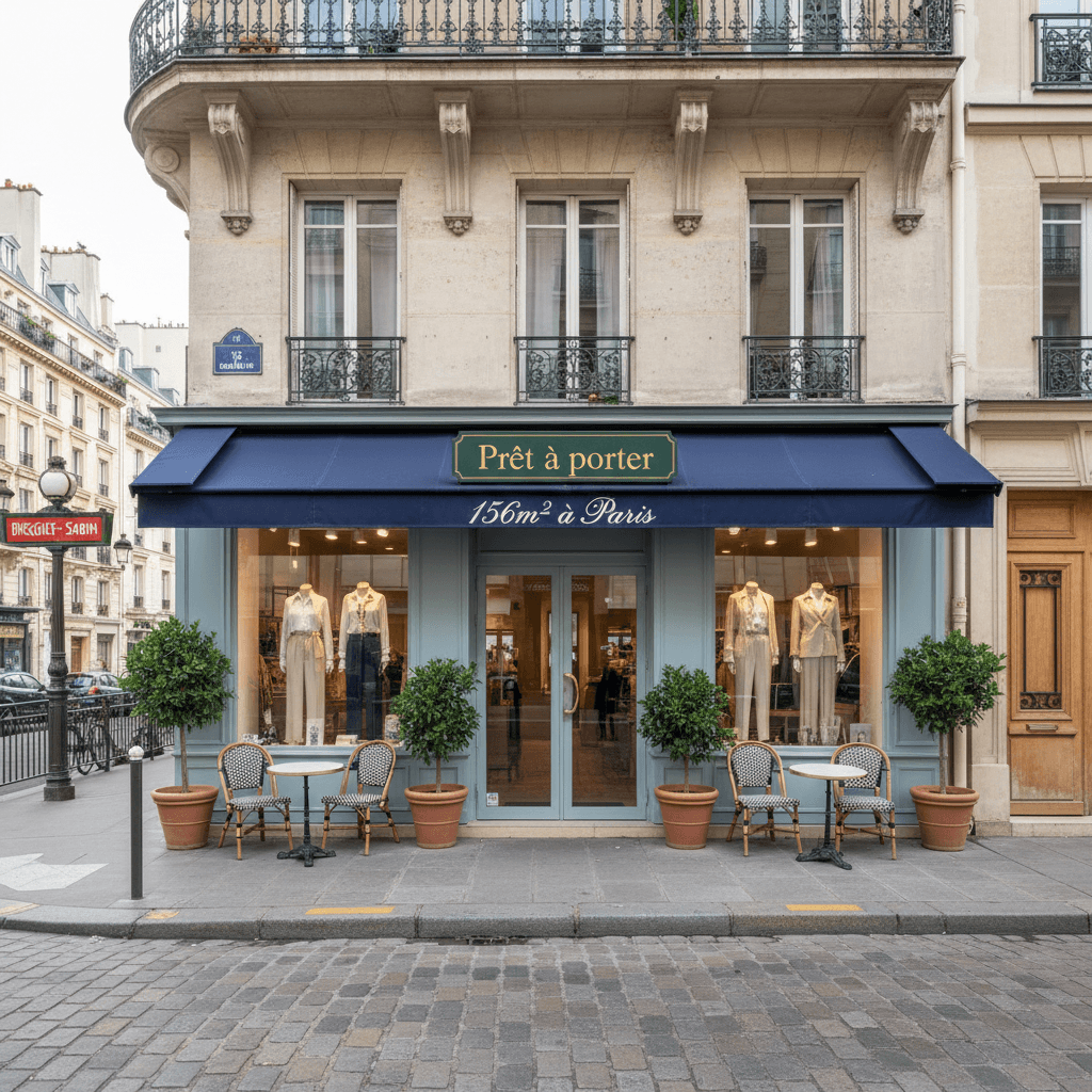 Prêt à porter 156m² à Paris