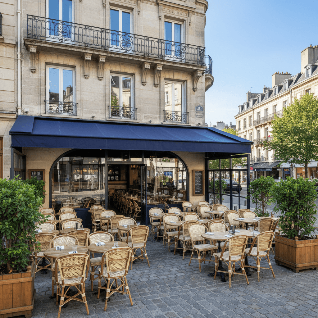 Restaurant 40m² à Nantes : terrasse