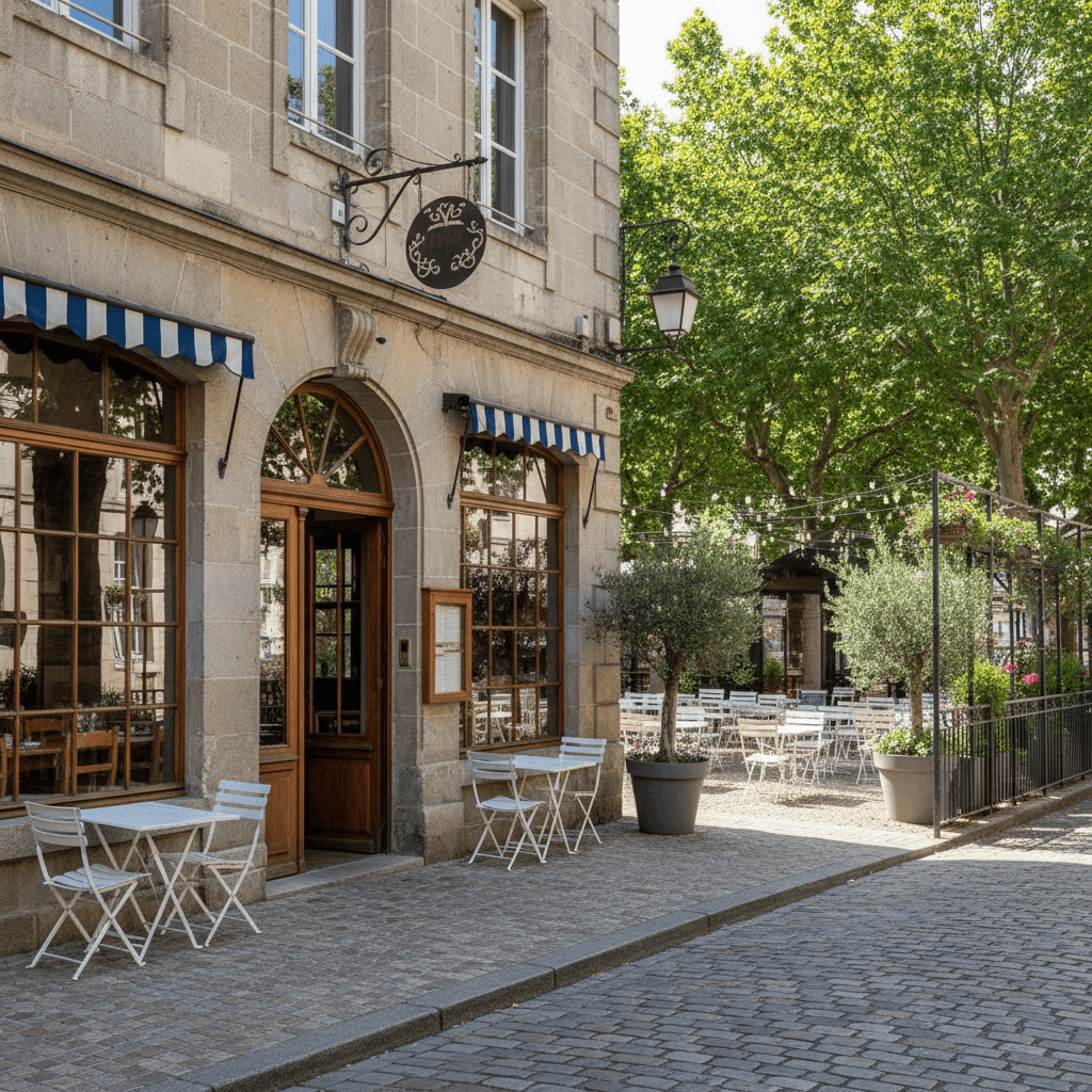 Restaurant 500m² à Clermont-Ferrand : terrasse - licence IV