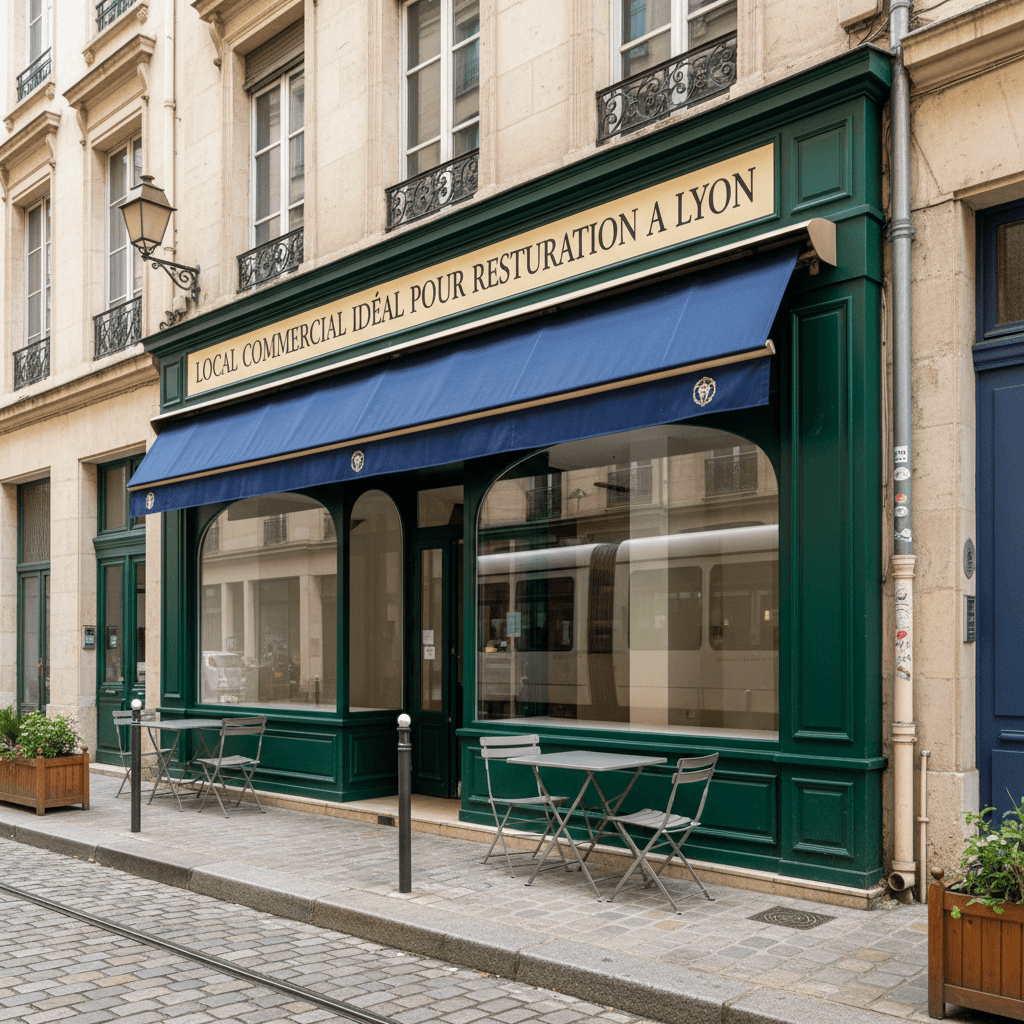 Local commercial idéal pour restauration à Lyon