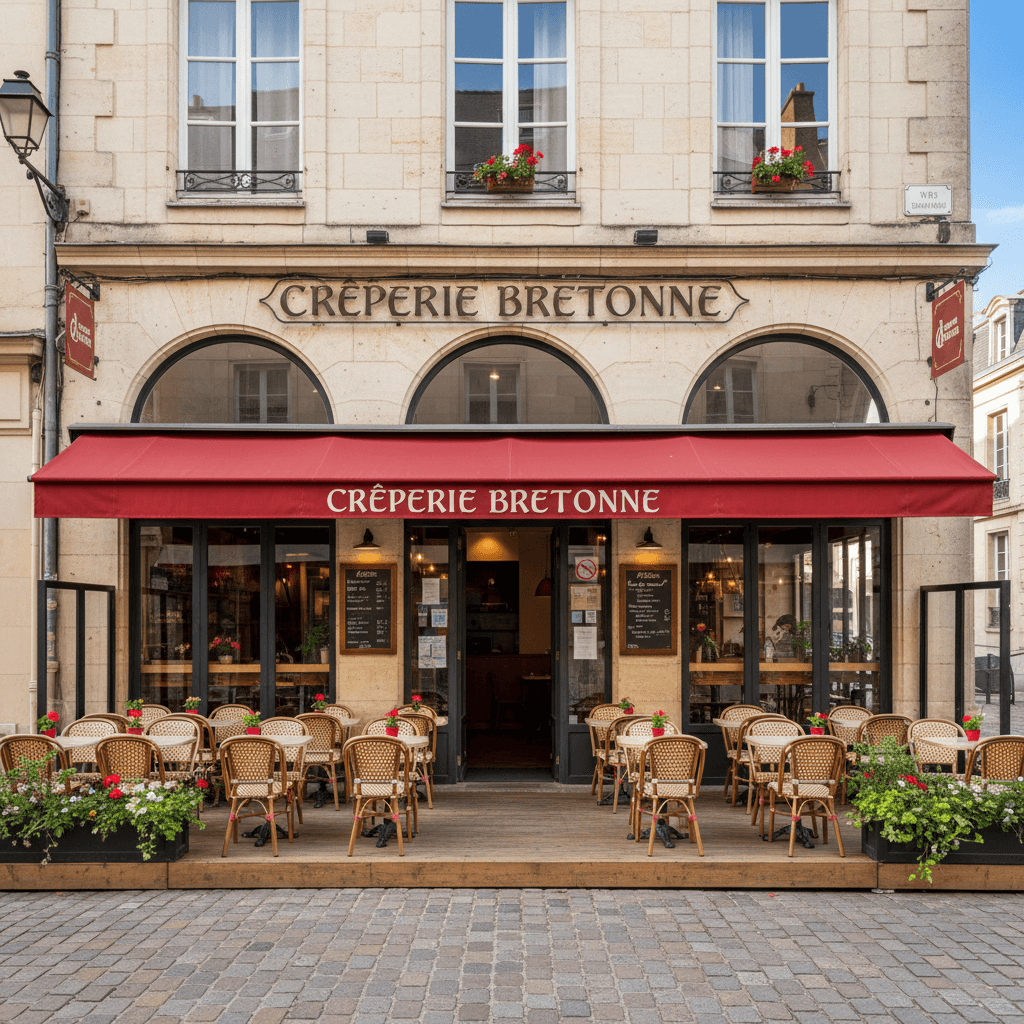 Restaurant 100m² à Nantes : terrasse