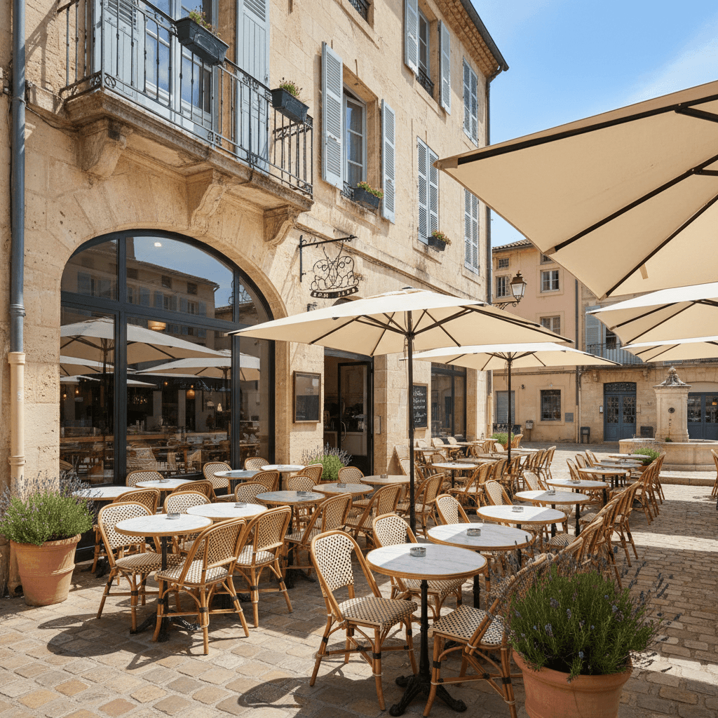 Restaurant 150m² à Aix-En-Provence : terrasse - licence IV