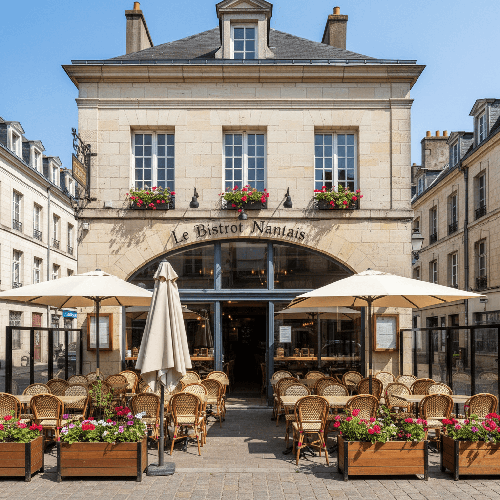 Restaurant à Nantes : terrasse - licence IV
