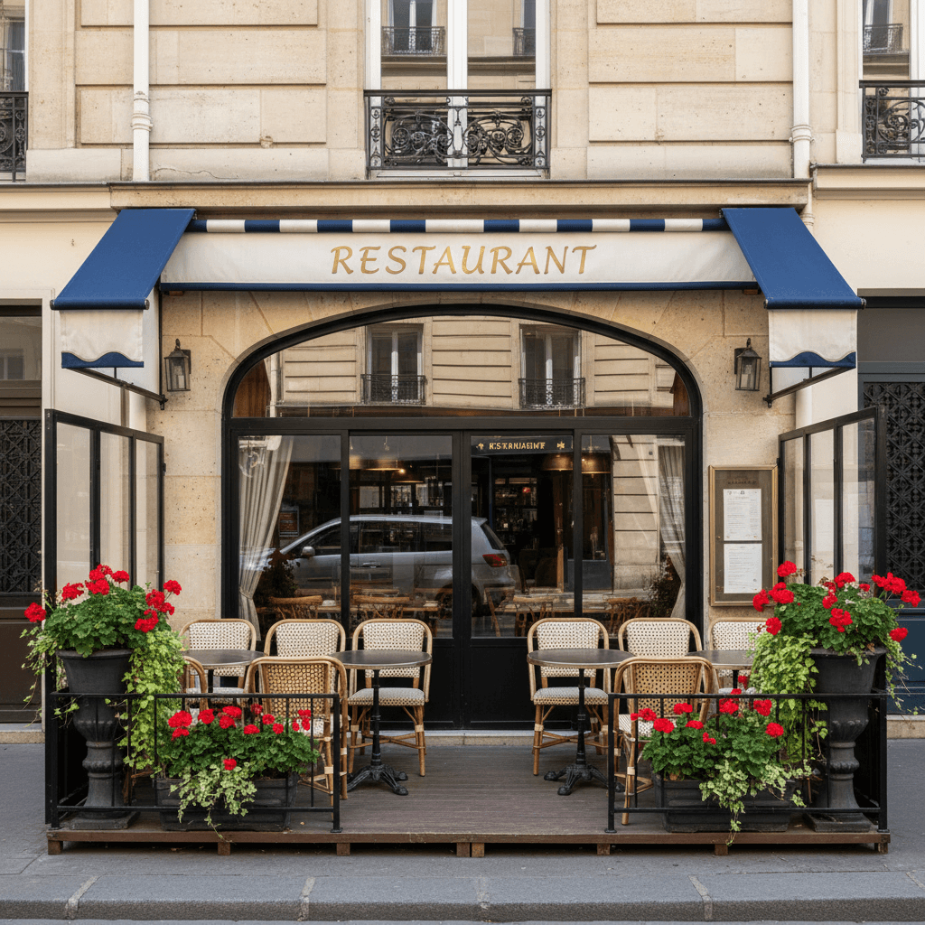Charmant restaurant avec terrasse à Paris