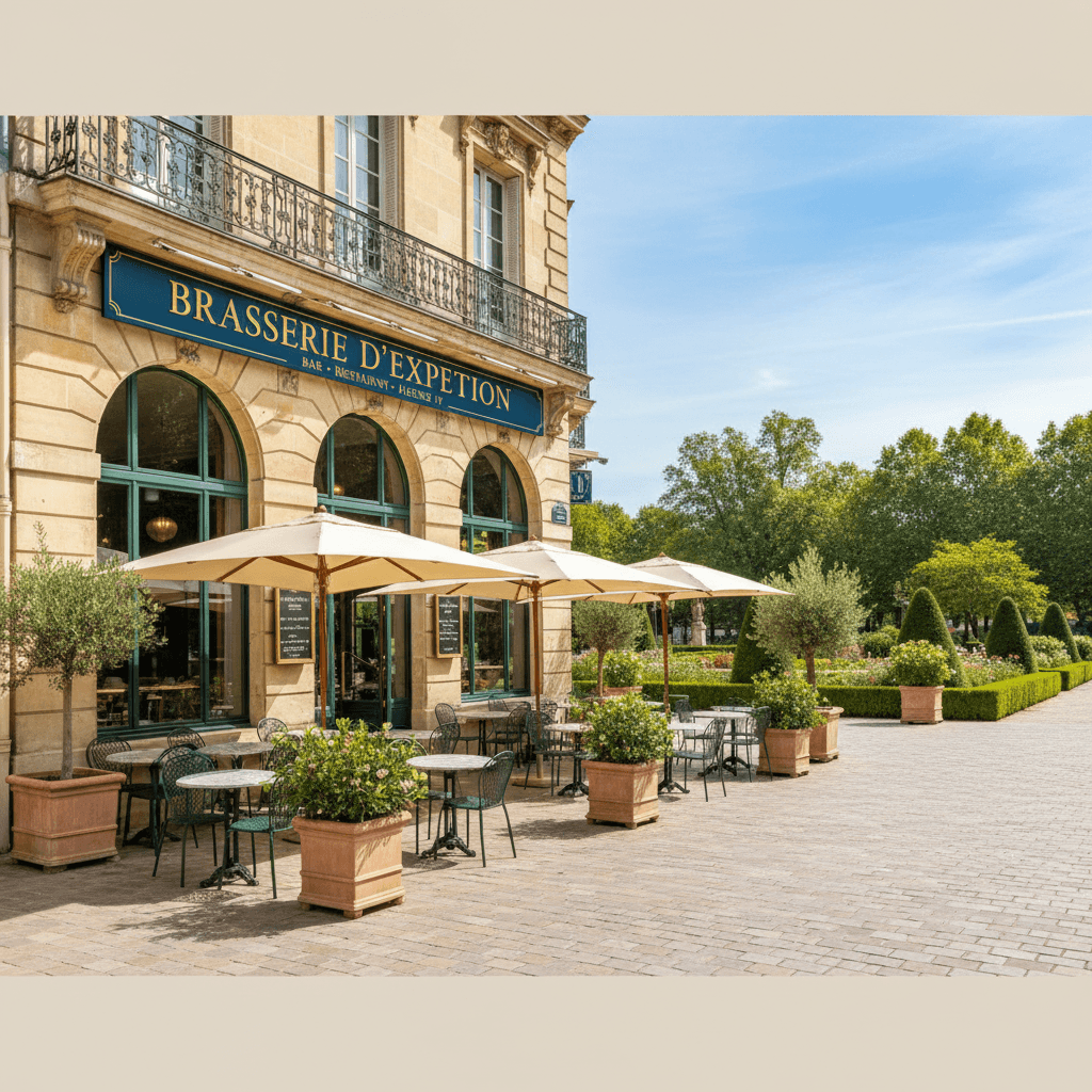 Bar-brasserie à Bordeaux : terrasse - licence IV