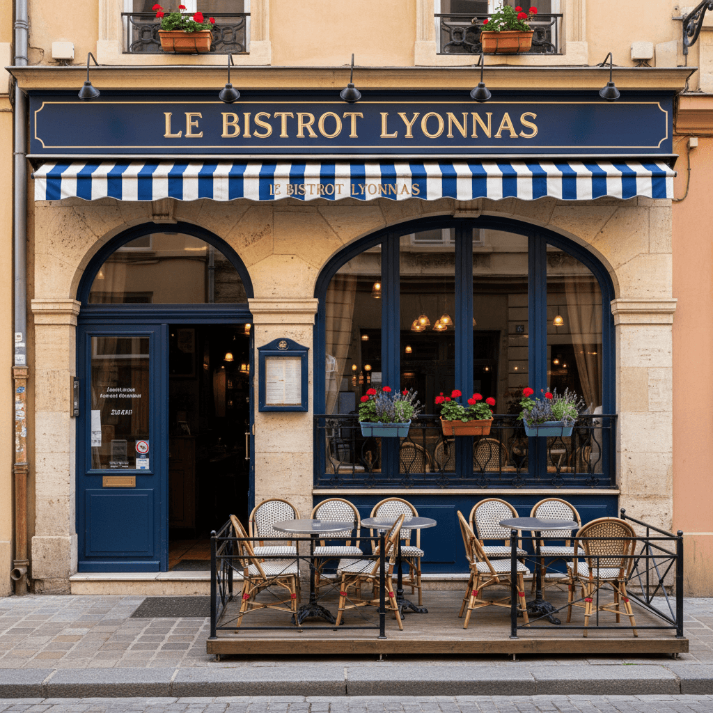 Restaurant 68m² à Lyon : terrasse - licence IV