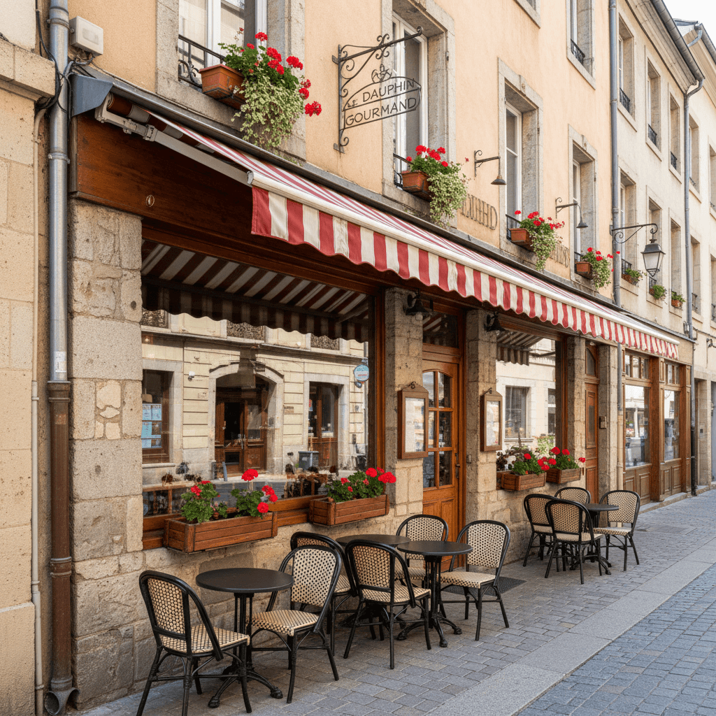 Restaurant 40m² à Grenoble : terrasse - extraction