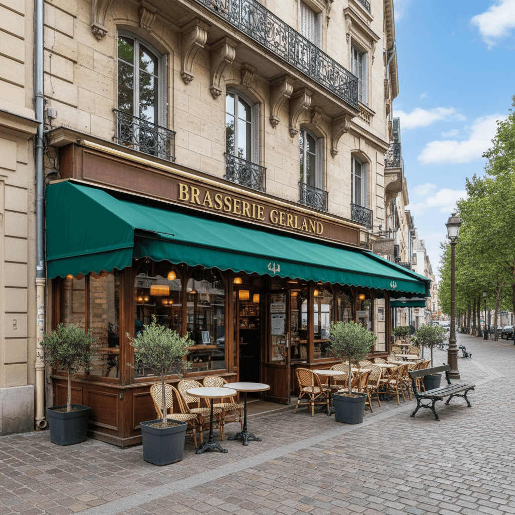 Bar-brasserie 856m² à Lyon : terrasse - licence IV