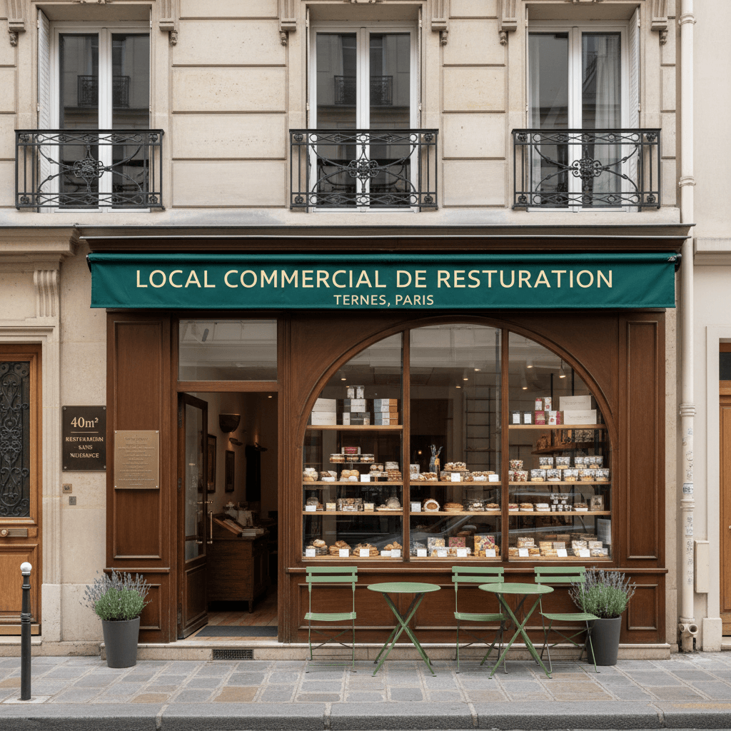 Local Commercial de Restauration à Ternes, Paris
