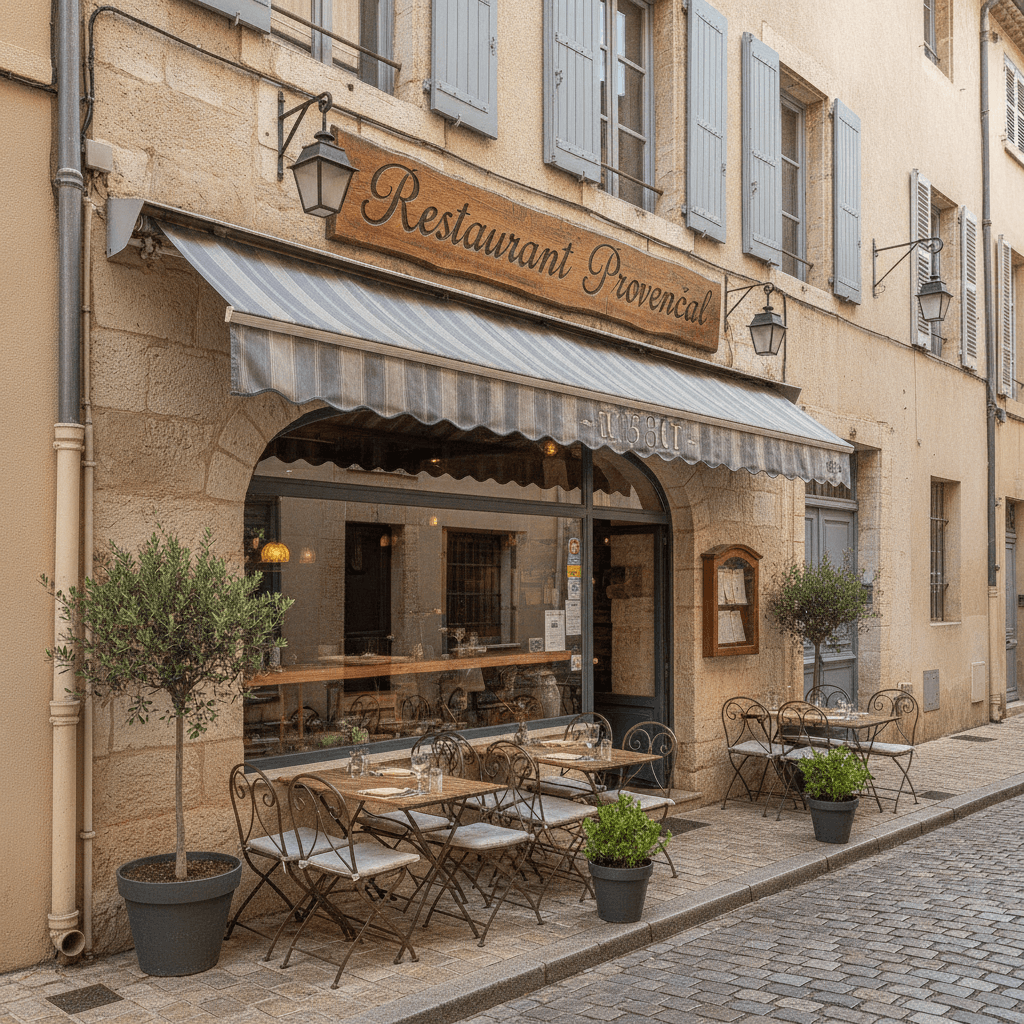 Restaurant 40m² à Aix-En-Provence : terrasse - licence IV