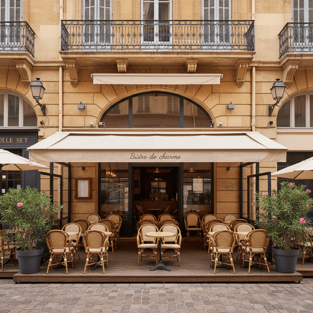 Restaurant 48m² à Toulon : terrasse - licence IV