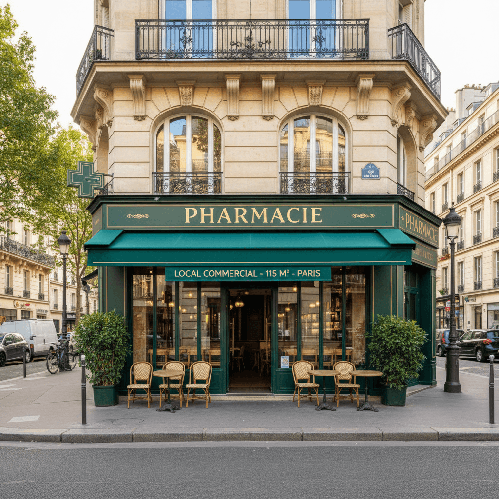 Local commercial de 115 m² à Paris, idéal restauration