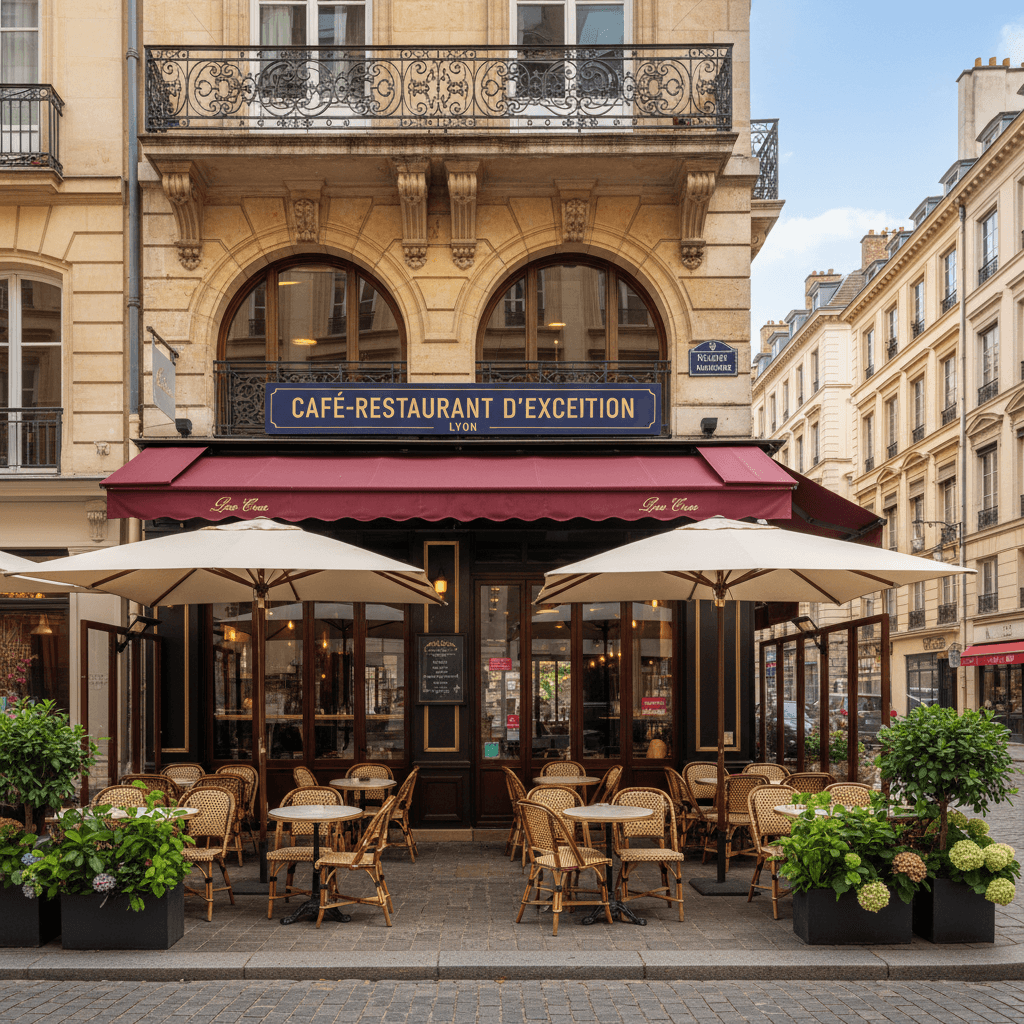 Restaurant à Lyon : terrasse - extraction