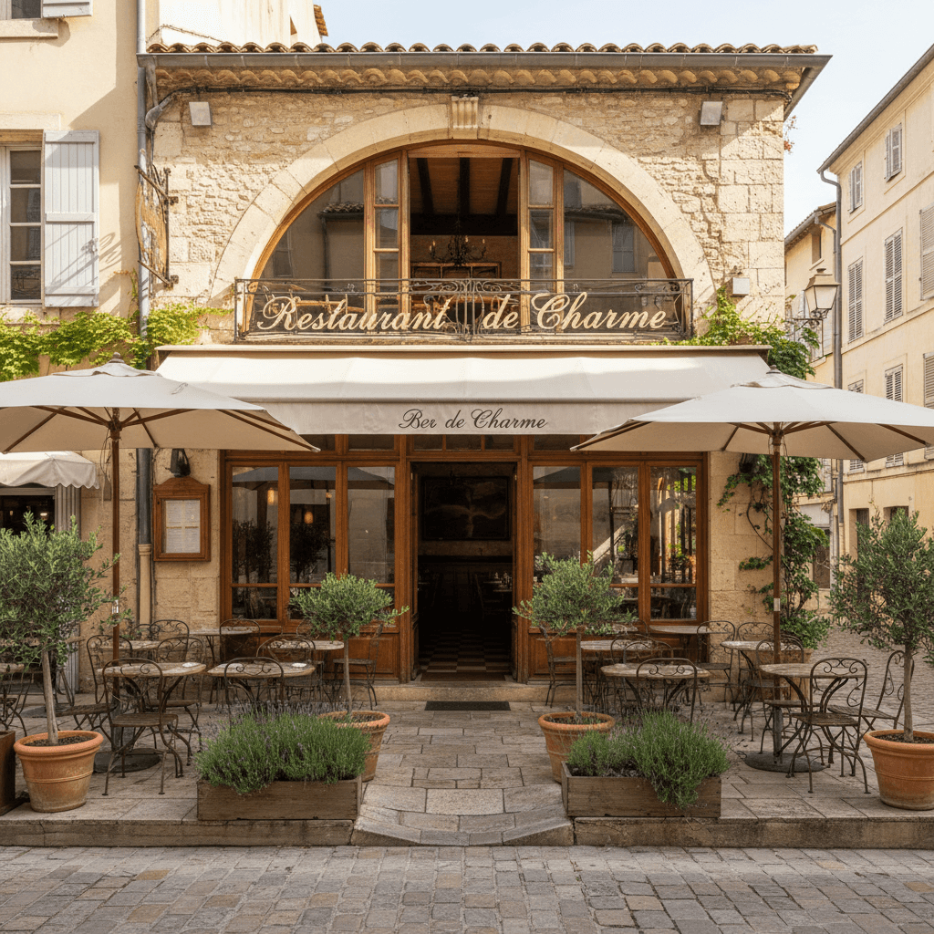 Restaurant 50m² à Aix-En-Provence : terrasse - extraction