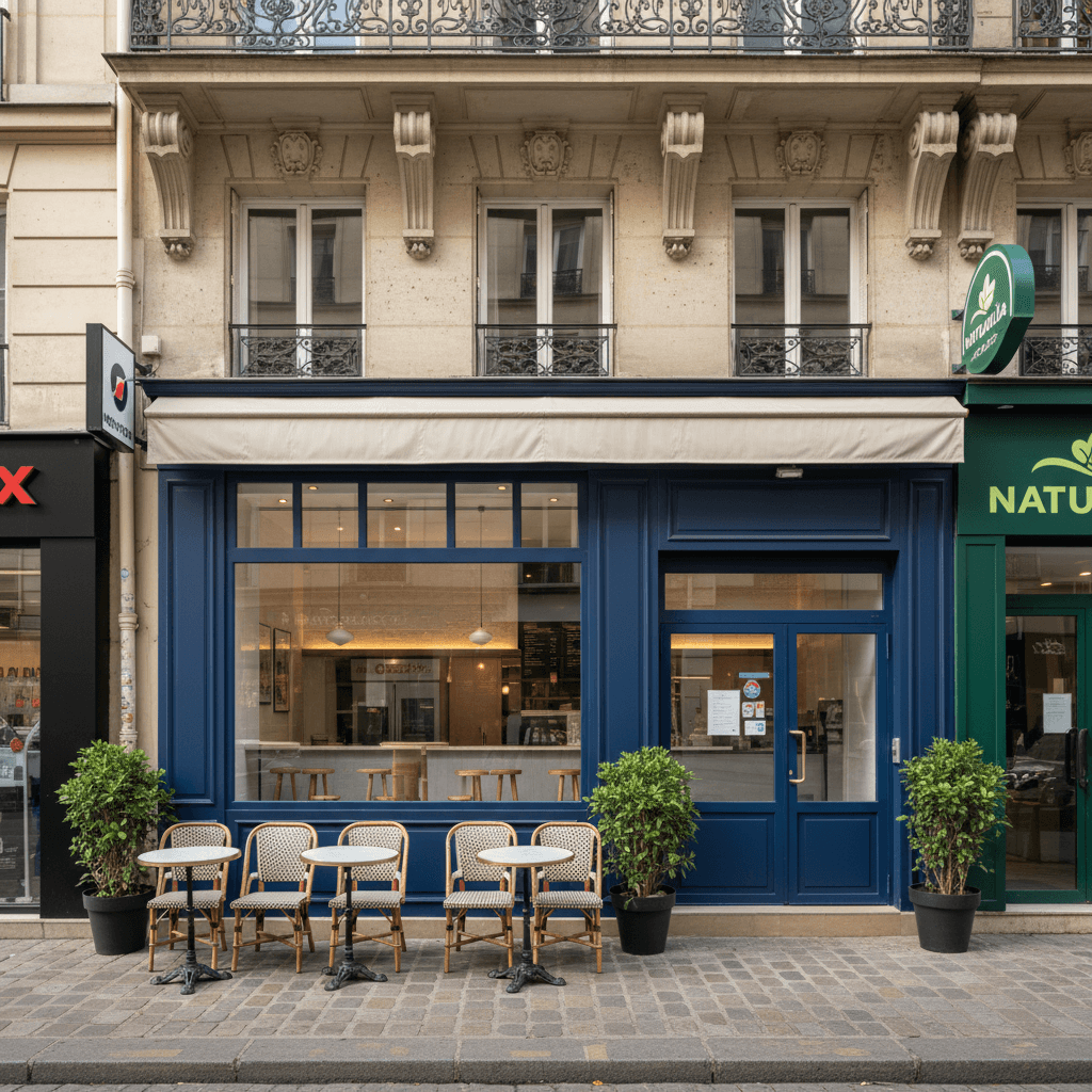 Fast-food 35m² à Paris : extraction