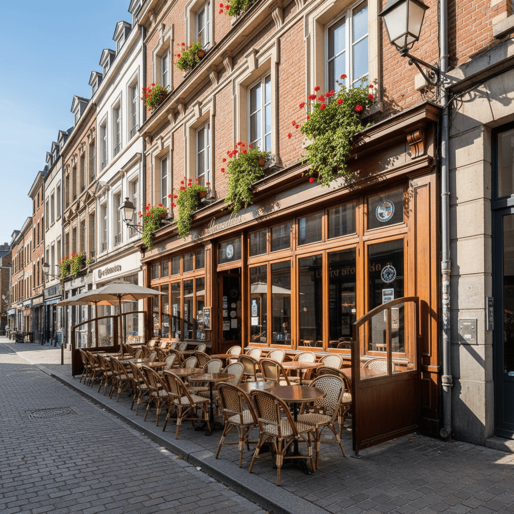 Bar-brasserie à Lille : terrasse - licence IV