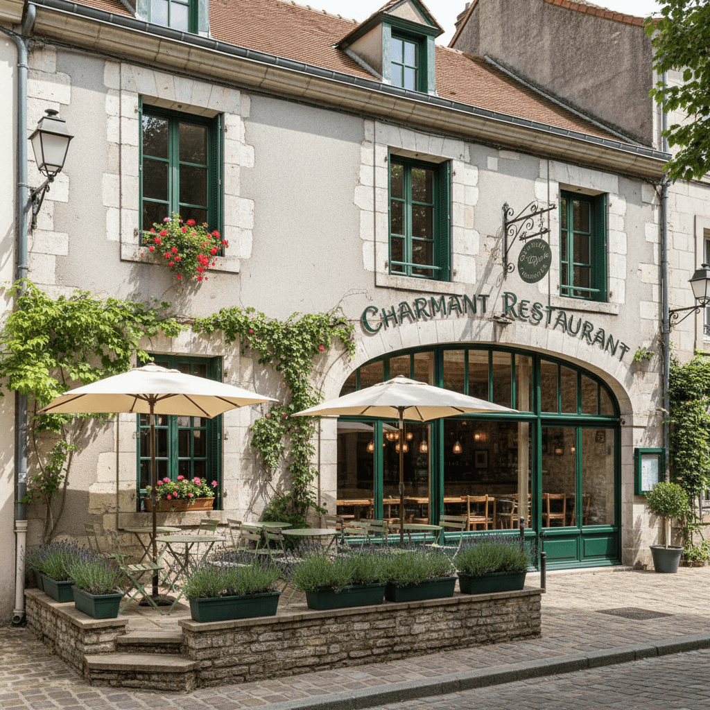 Restaurant 80m² à Nantes : terrasse - extraction