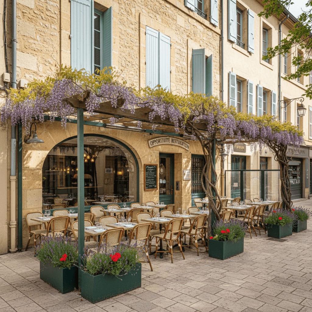 Restaurant à Montpellier : terrasse - licence IV