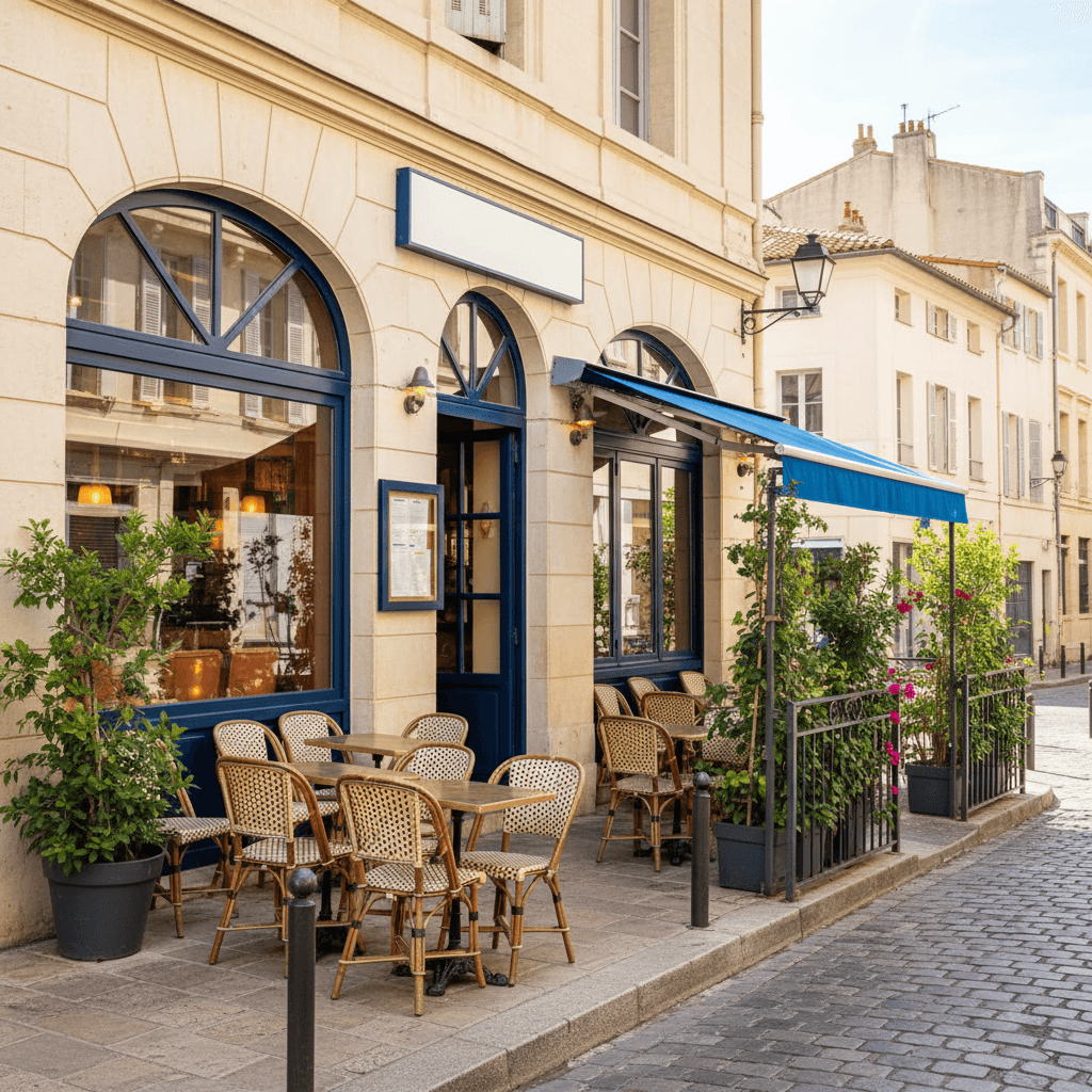 Restaurant 120m² à Marseille : terrasse - licence IV