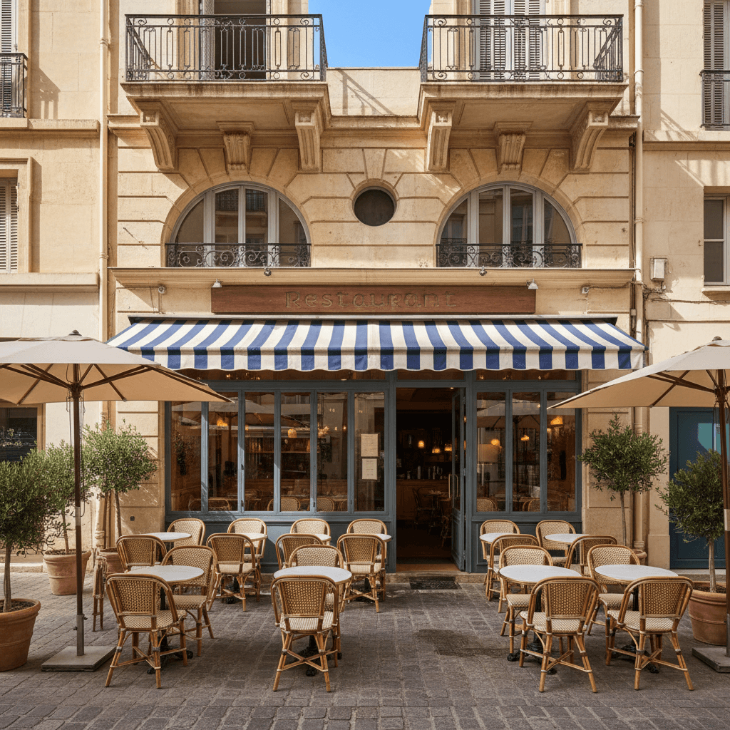 Restaurant à Marseille : terrasse