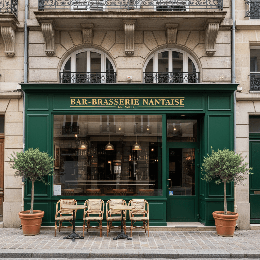 Bar-brasserie 60m² à Nantes : licence IV