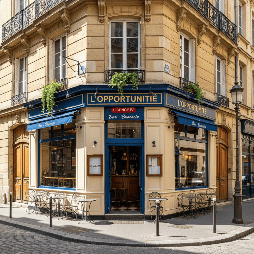 Bar-brasserie à Lyon : terrasse - licence IV