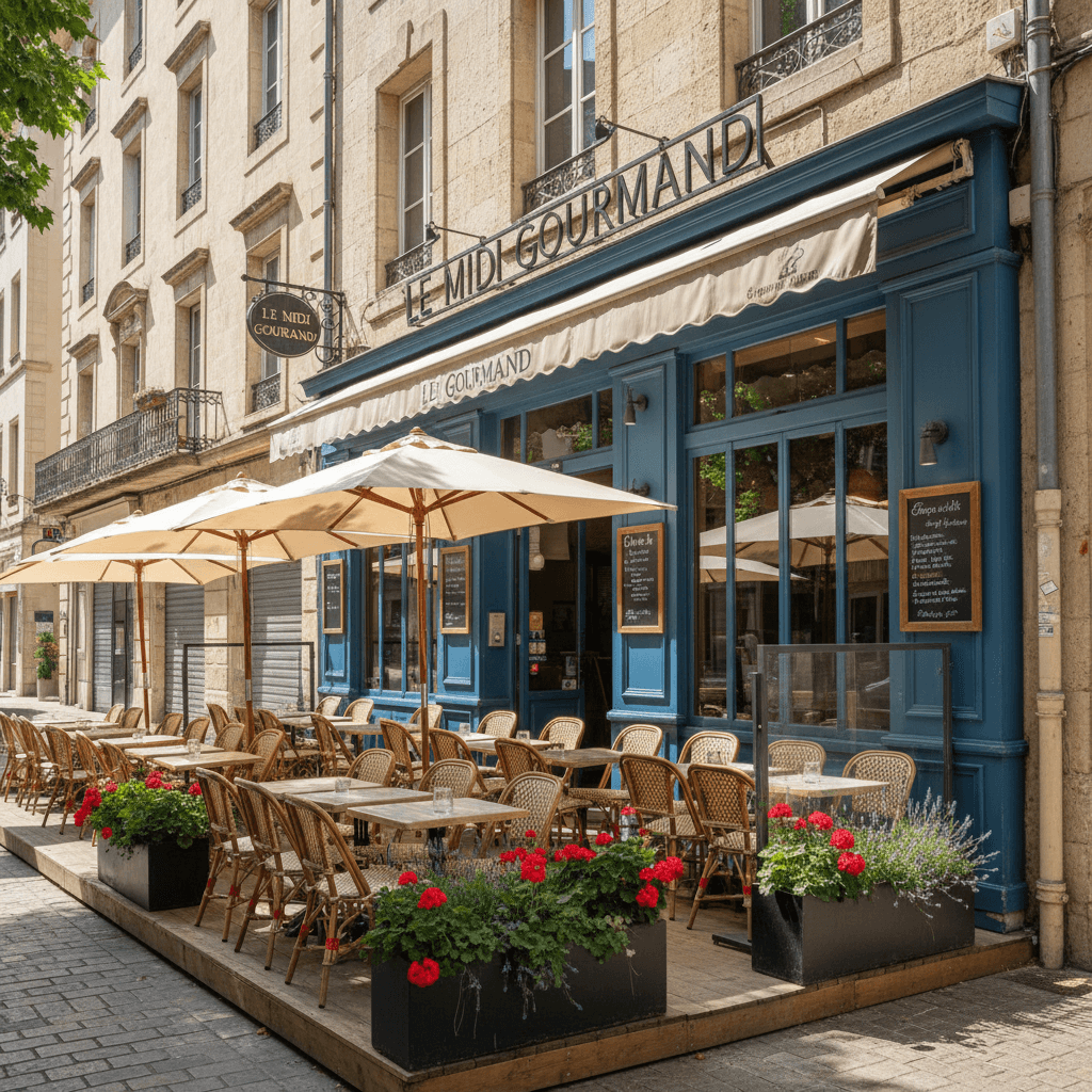 Restaurant à Montpellier : terrasse