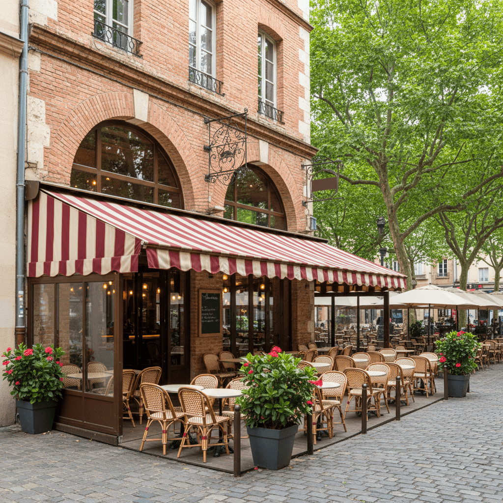 Bar-brasserie à Toulouse : terrasse - licence IV