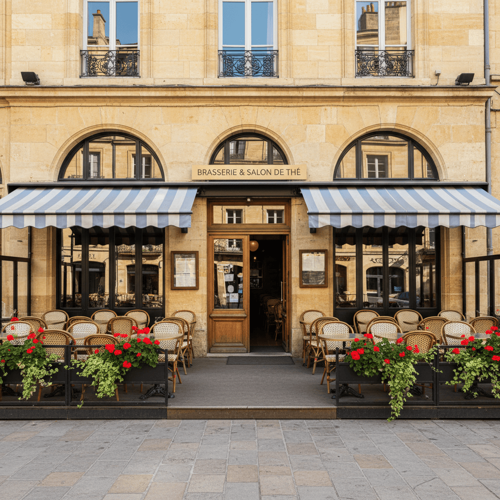 Bar-brasserie à Bordeaux : terrasse - licence IV
